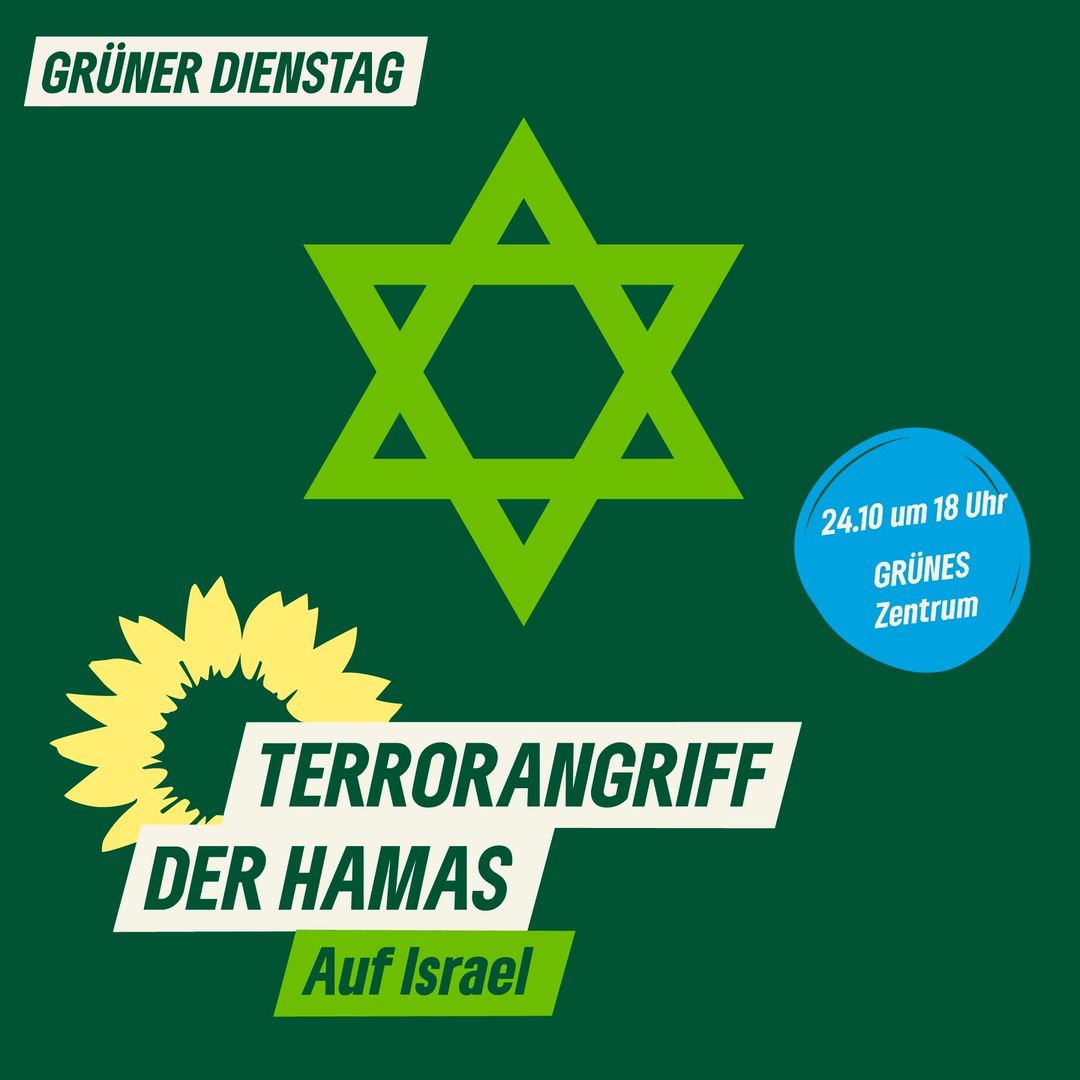 Die Grünen - Stadt Aachen: Grüner Dienstag: Terrorangriff Der Hamas Auf ...